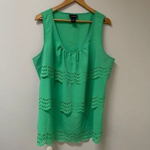 Lane Bryant Laser Cut Tank Top size 22